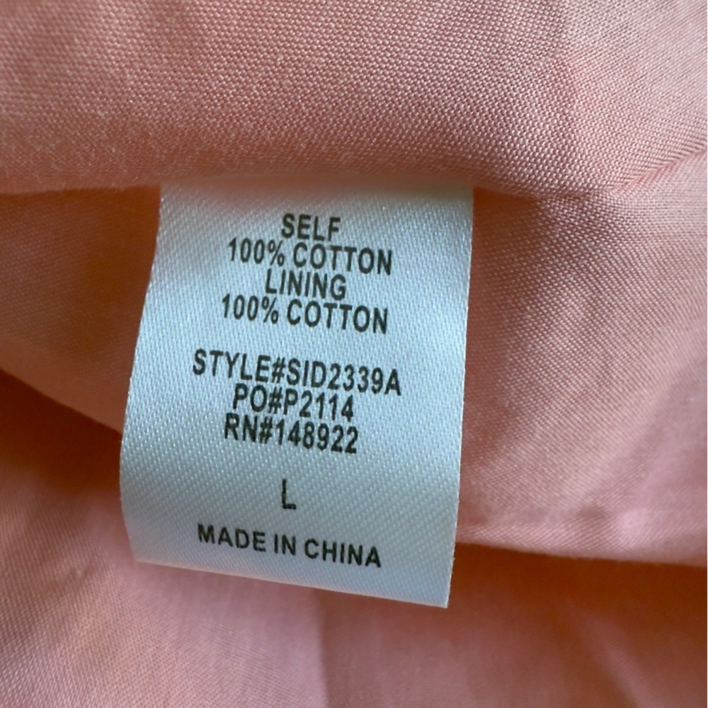Wisteria Lane Ava Eyelet Mini Dress Coral Pink Small - Picture 10 of 16